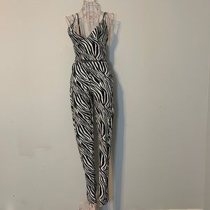 Zara Zebra Print Pant Set